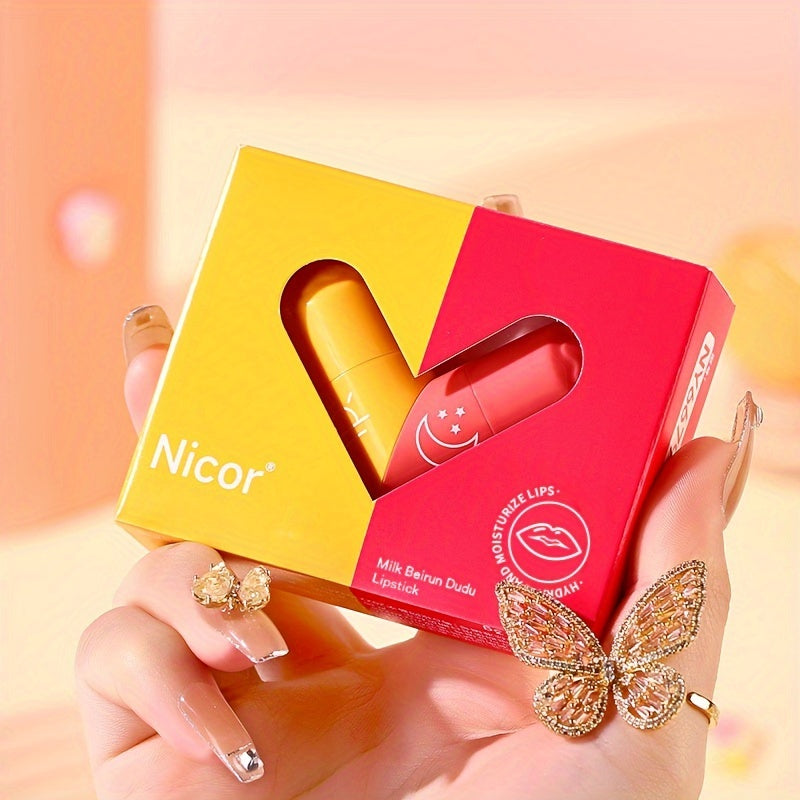 Matching lip balm couples lip balm moisturizing long-acting moisturizing I hydrating double-headed vitamin E fruit-flavored lip balm