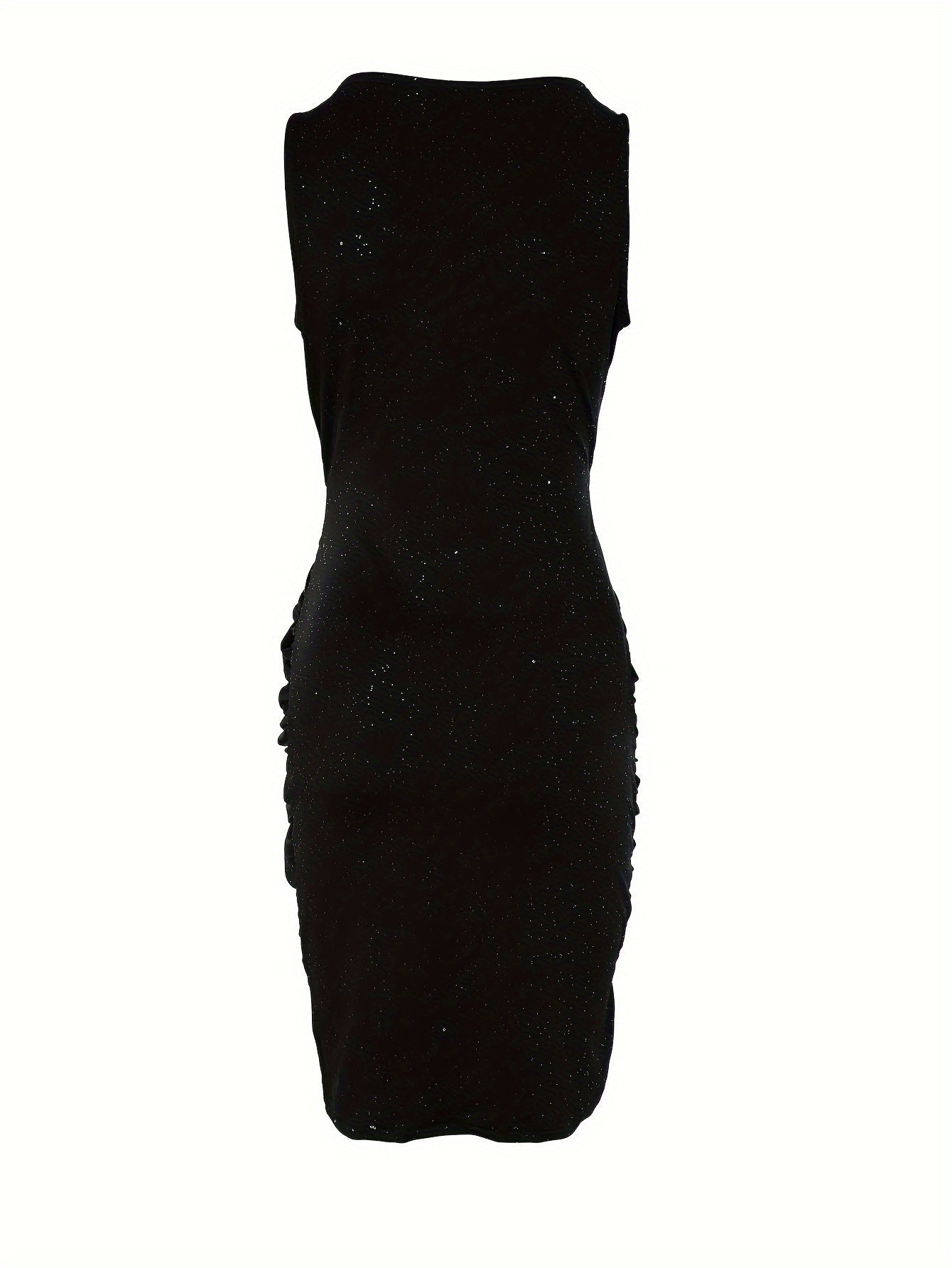 Powder Puff Sleeveless Pleated Party Dress