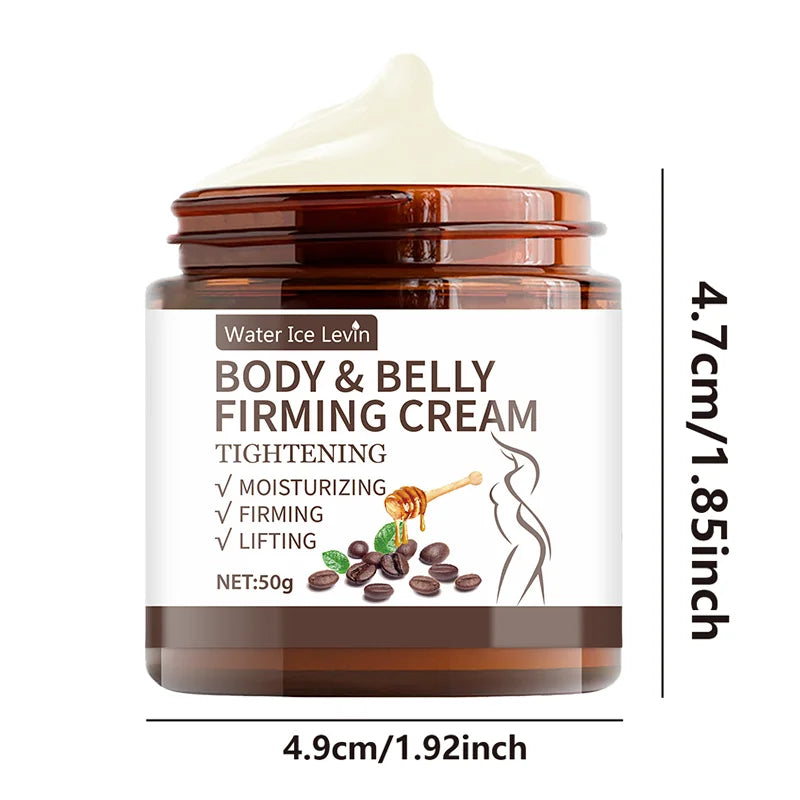 Abdominal Control Firming Cream - 60g, Plant Extract Deep Moisturizing and Moisturizing, Alcohol-Free, Suitable for All Skin Types, No Spices, Enhances Skin Elasticity