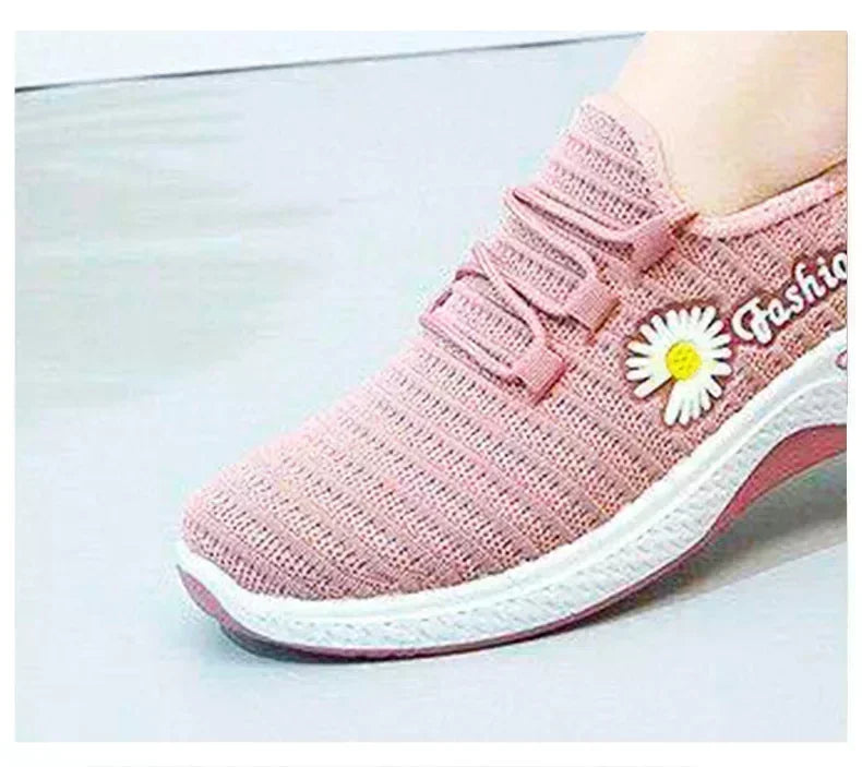 Women's Sports Shoes, Soft Sole Mesh Shoes, Comfort, Breathable, Fashion Lightweight Sneaker for Women