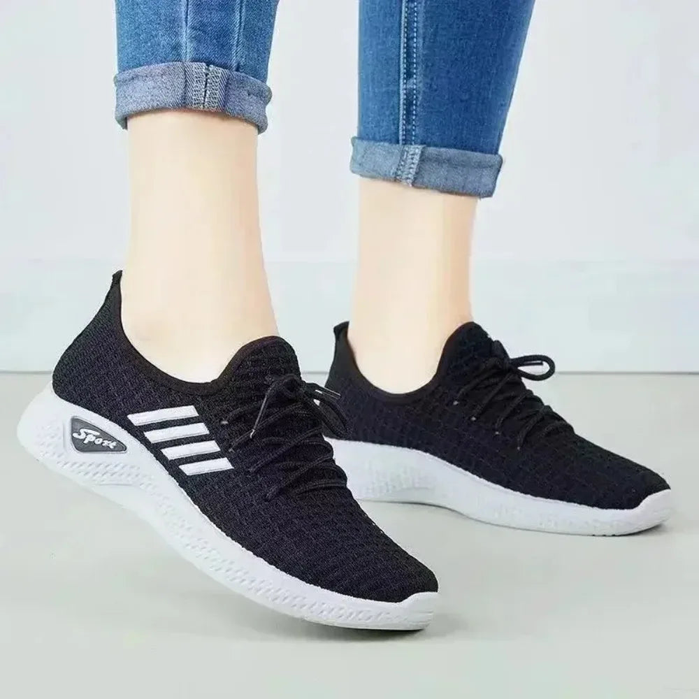 Women's Sports Shoes, Soft Sole Mesh Shoes, Comfort, Breathable, Fashion Lightweight Sneaker for Women