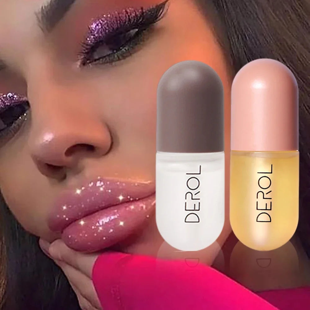 Day Night Ginger Mint Lip Plumping Liquid Plump and Increase Nourishing and Moisturizing Lip Set Box Lip Plumping Enhancer