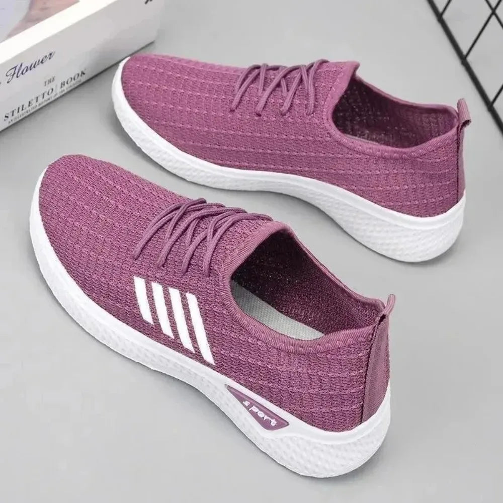 Women's Sports Shoes, Soft Sole Mesh Shoes, Comfort, Breathable, Fashion Lightweight Sneaker for Women