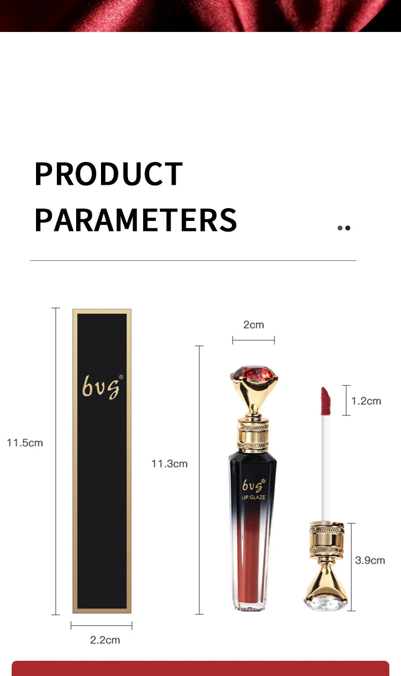 Lip Gloss Durable Moisturizing Waterproof Non-fading Non-stick Cup Color Durable Velvet Matte Lip Gloss Cosmetics For Women