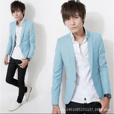 Men Blazers Turn Down Collar Suits Business Coat Blazer Single Button Cardigan Outerwear Long Sleeve Casual Solid Pockets