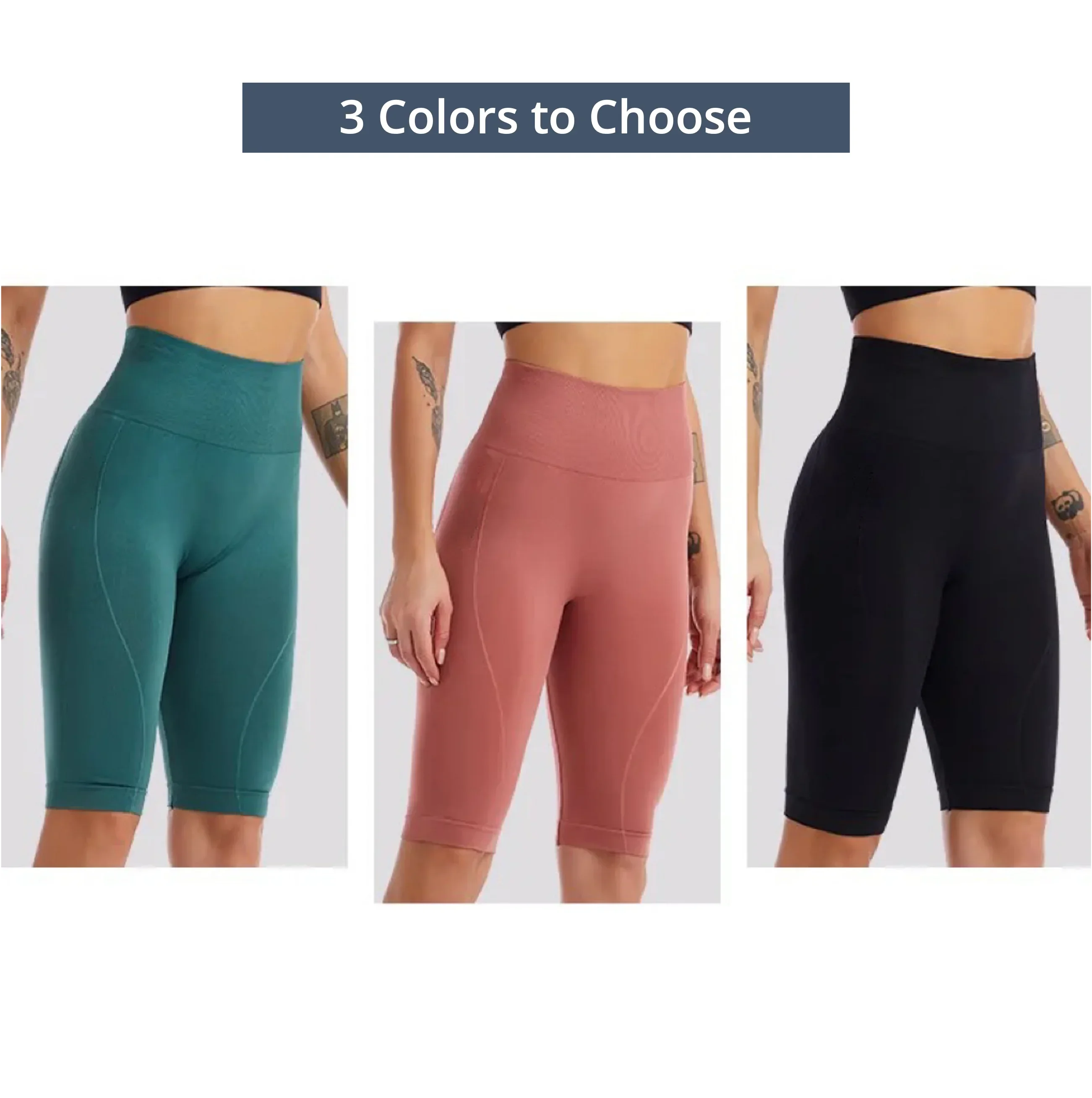 High Waist Sports Biker Shorts Women Naked Feeling Workout Push Up Leggings Tummy Control Yoga Running Fitness Gym Slim Pants