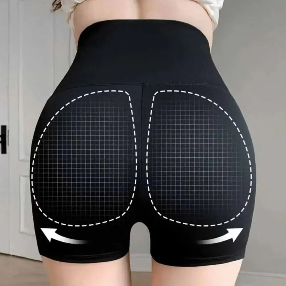 Women Seamless Sports Shorts High Waist Fitness Jogging Body Shaping Boxers Push Up Scrunch Butt Biker Slim Underwear