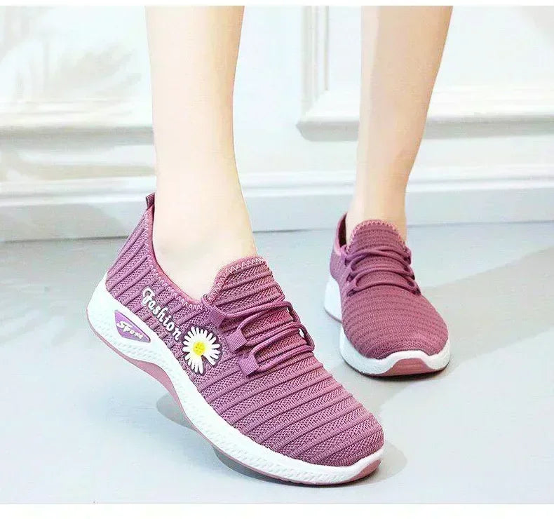 Women's Sports Shoes, Soft Sole Mesh Shoes, Comfort, Breathable, Fashion Lightweight Sneaker for Women