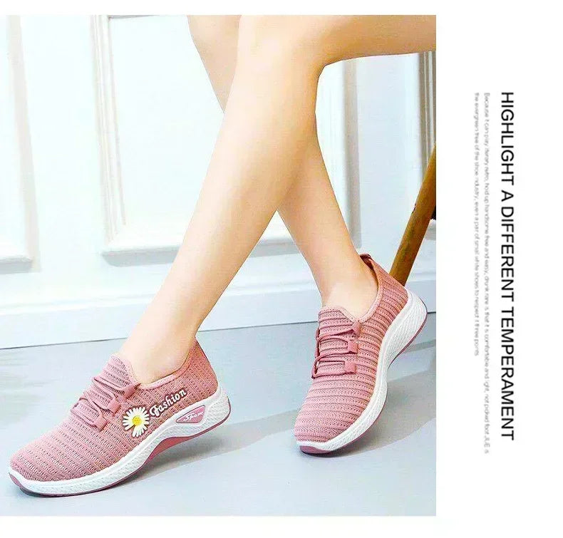 Women's Sports Shoes, Soft Sole Mesh Shoes, Comfort, Breathable, Fashion Lightweight Sneaker for Women