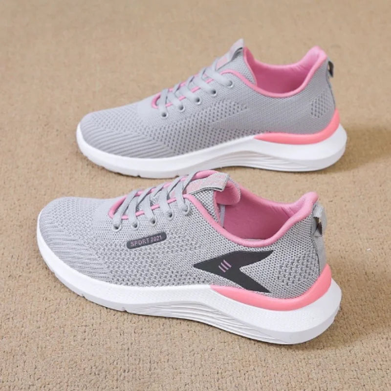 Women’s Sports Shoes Spring Autumn Lightweight Running Shoes Multifuntional Soft Cushioned Daily Walking Fitness Training