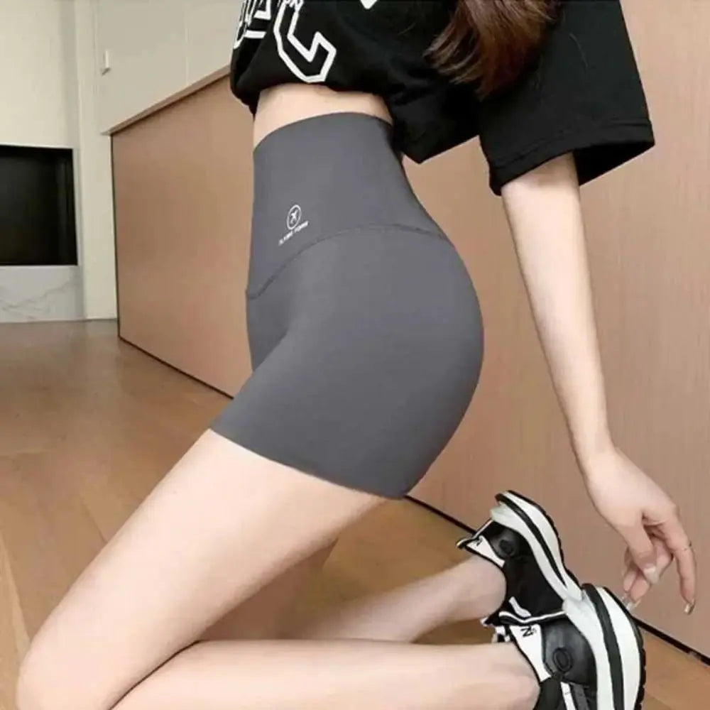 Women Seamless Sports Shorts High Waist Fitness Jogging Body Shaping Boxers Push Up Scrunch Butt Biker Slim Underwear