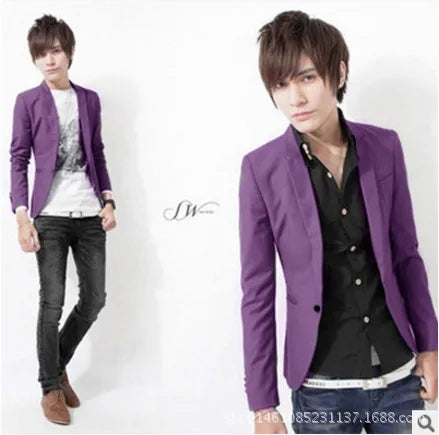 Men Blazers Turn Down Collar Suits Business Coat Blazer Single Button Cardigan Outerwear Long Sleeve Casual Solid Pockets