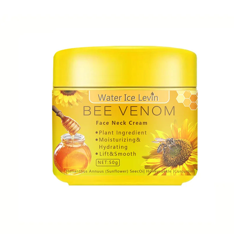 Bee Venom Neck Cream - Lifting, Firming & Moisturizing, Reduces Fine Lines and Repairs Damaged Skin.