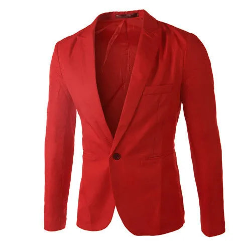 Men Blazers Turn Down Collar Suits Business Coat Blazer Single Button Cardigan Outerwear Long Sleeve Casual Solid Pockets