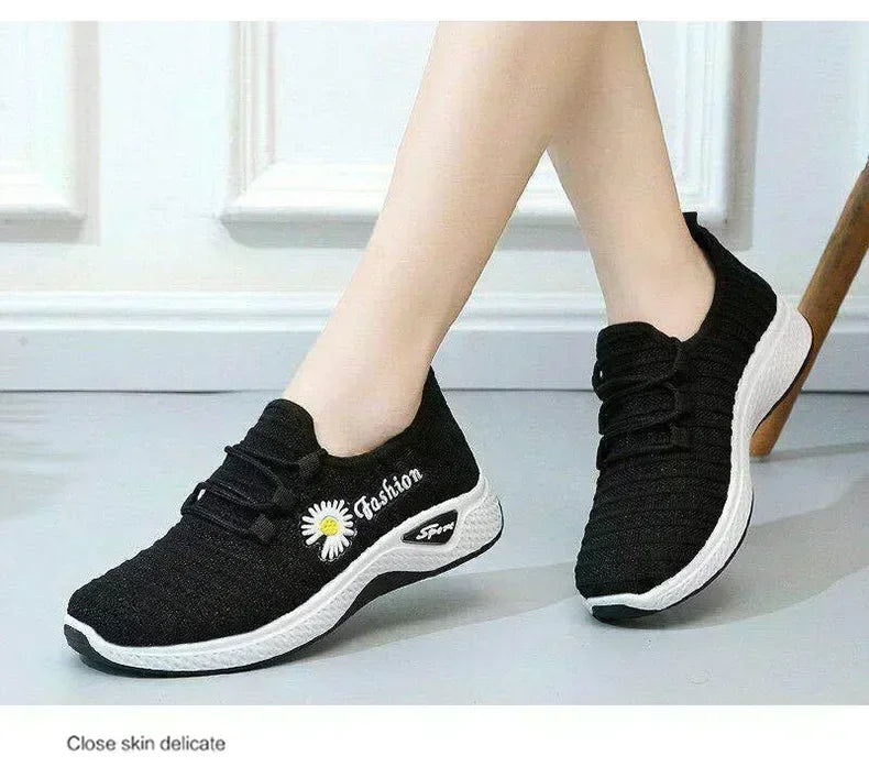 Women's Sports Shoes, Soft Sole Mesh Shoes, Comfort, Breathable, Fashion Lightweight Sneaker for Women