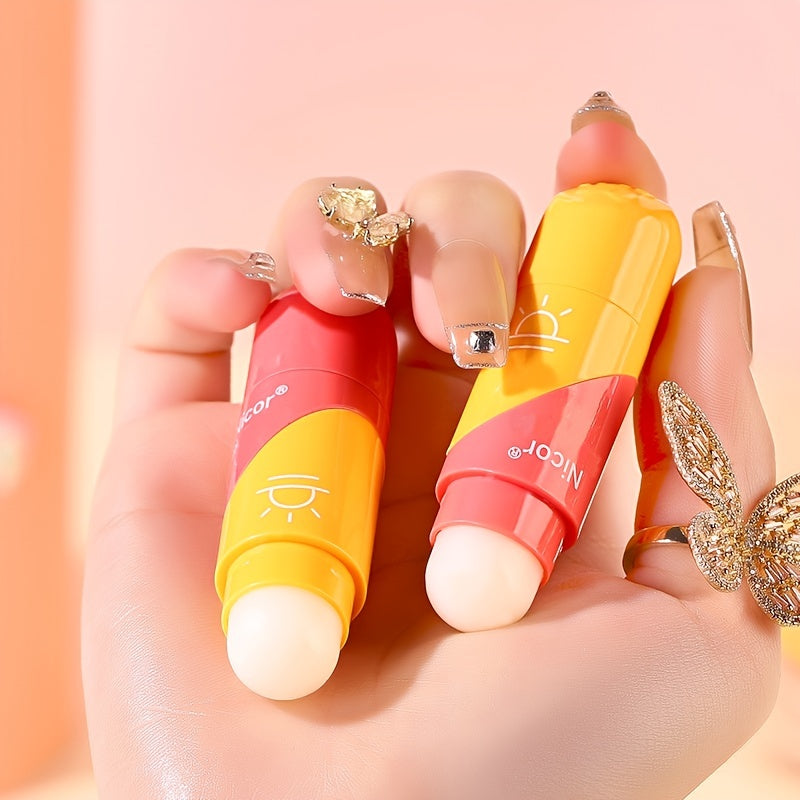 Matching lip balm couples lip balm moisturizing long-acting moisturizing I hydrating double-headed vitamin E fruit-flavored lip balm